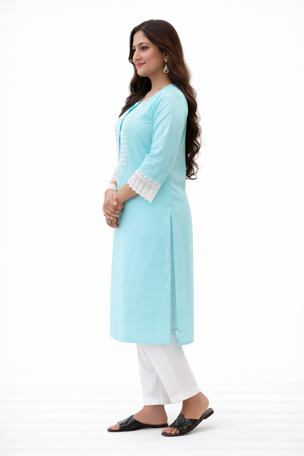 Frozen Embroidered kurta