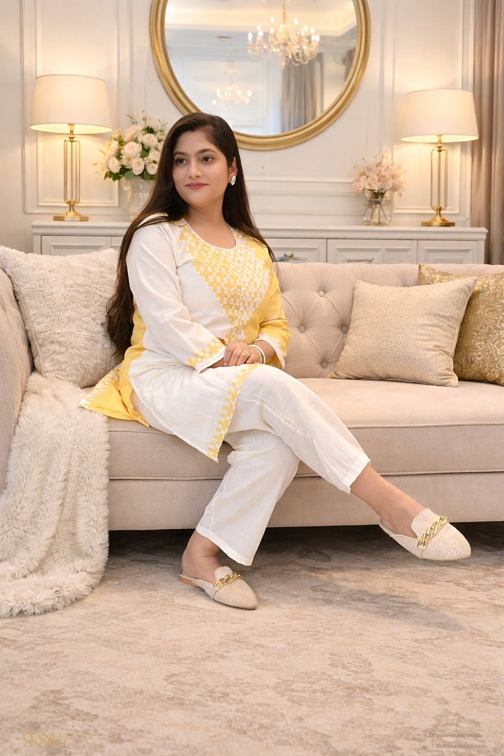 Slub Cotton Co-ord Set