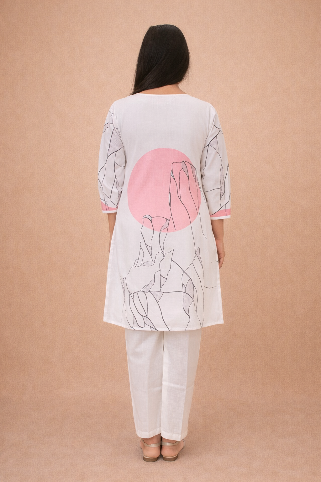 Pink & white co-ord set