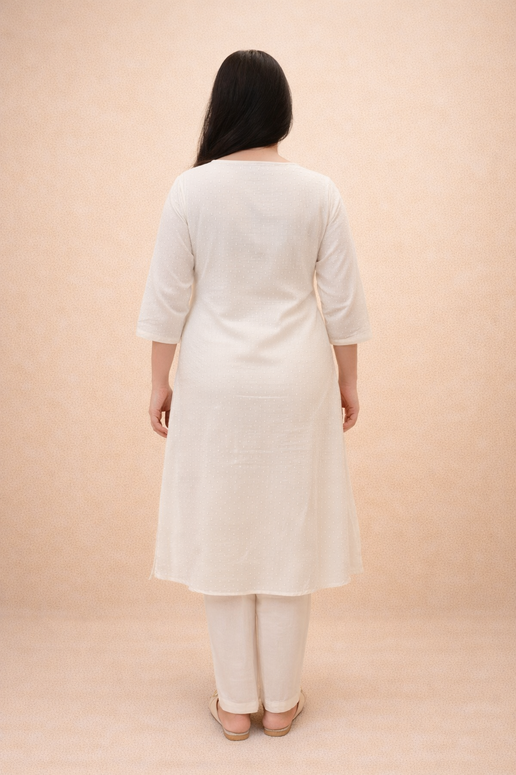 Pleated Lurex Cotton Co-ord Set