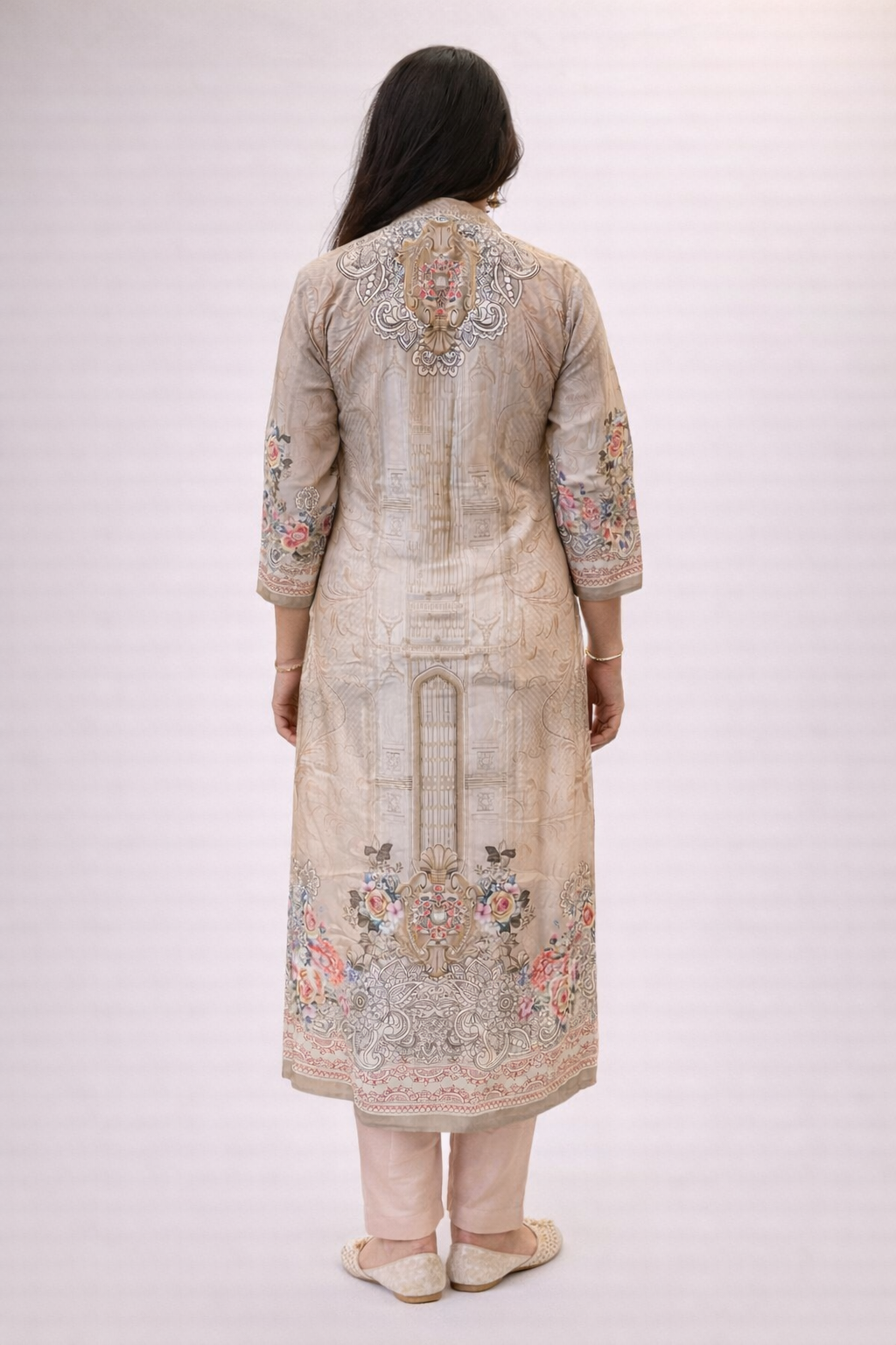 Beige suit set