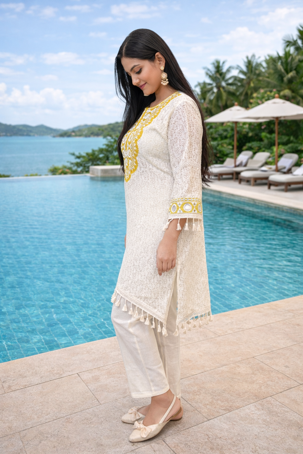 Co-ord Set with Potli Bag