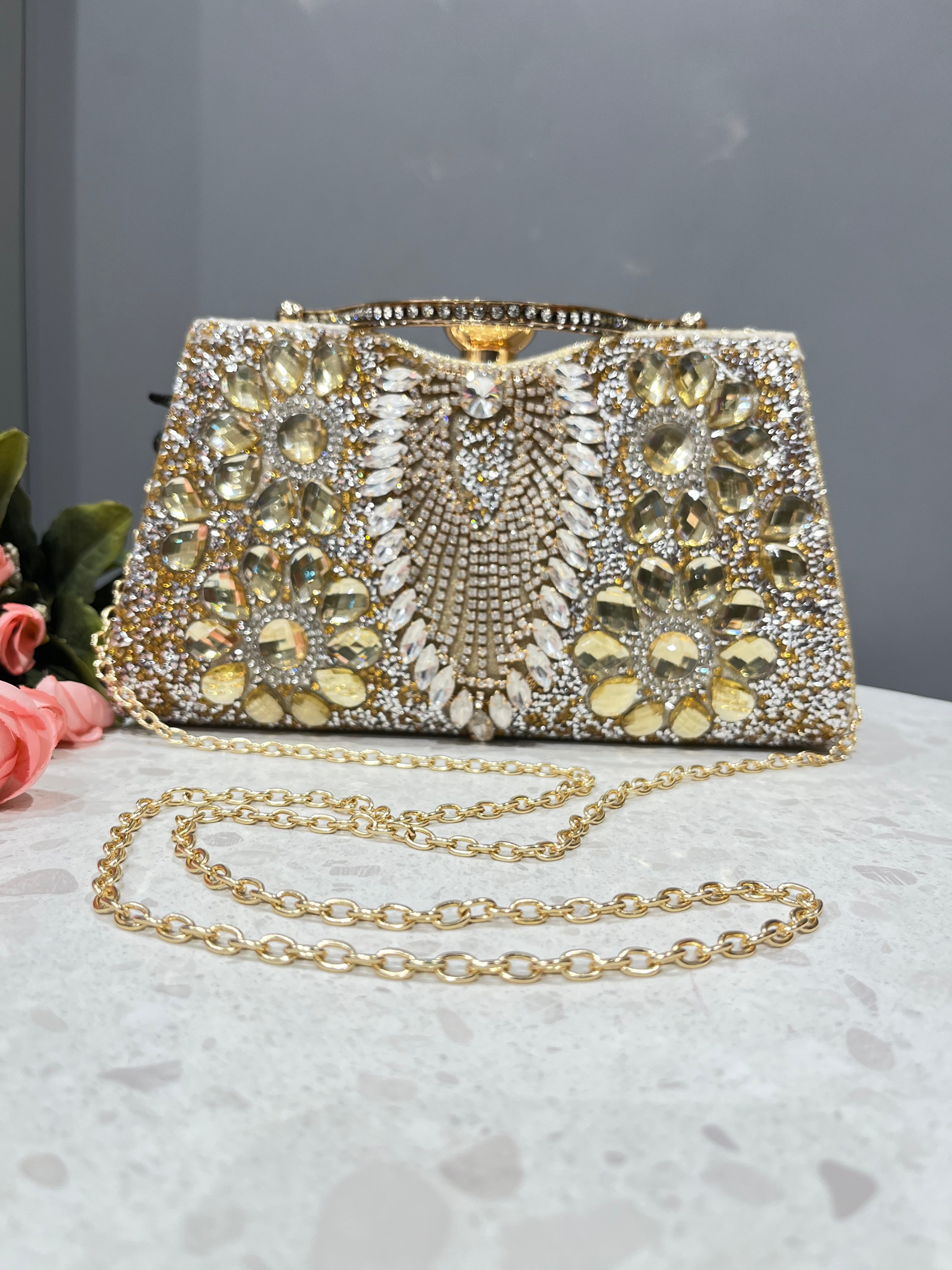 Golden Party Clutch