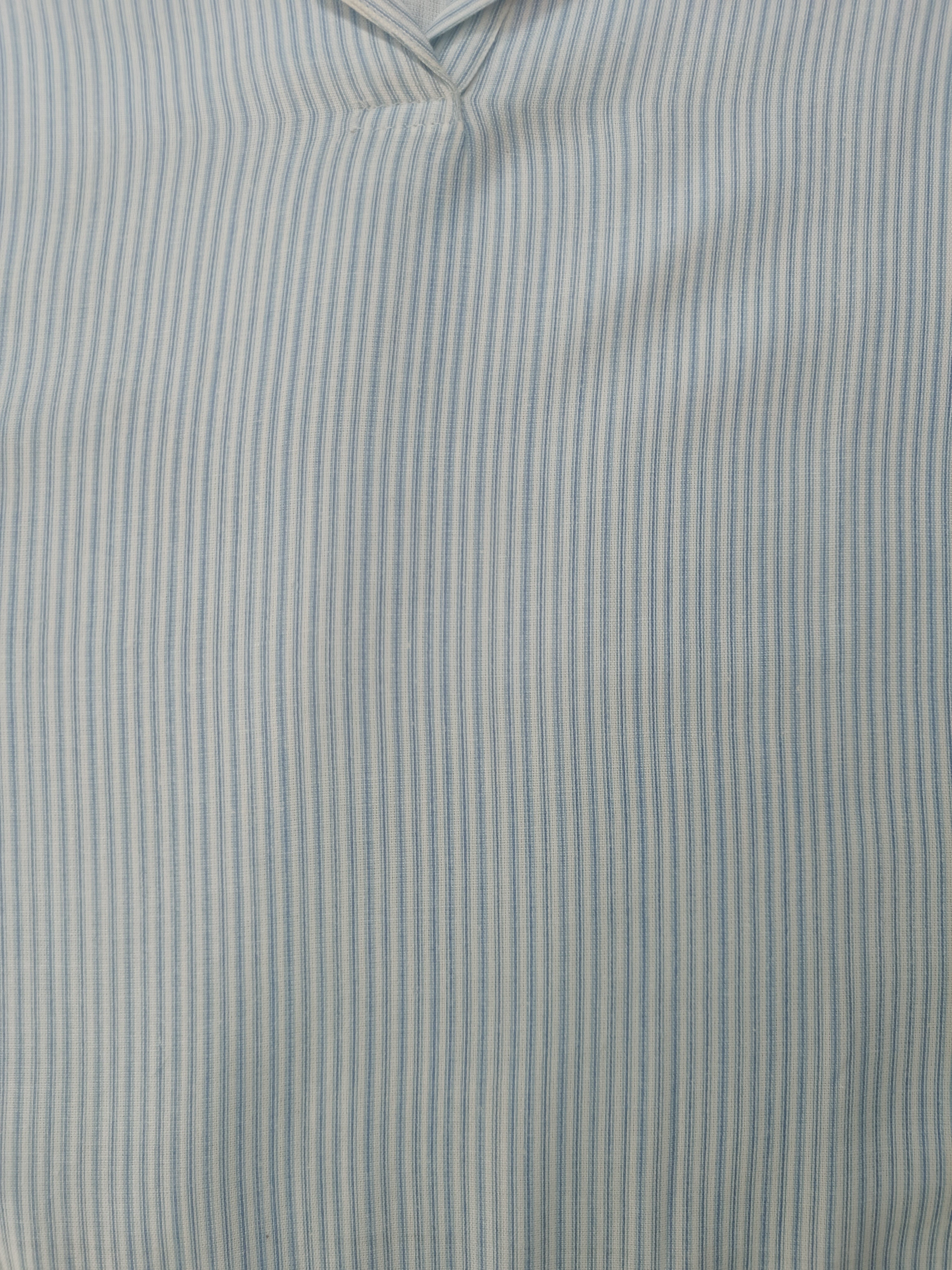 Blue & White Striped Co-ord Set